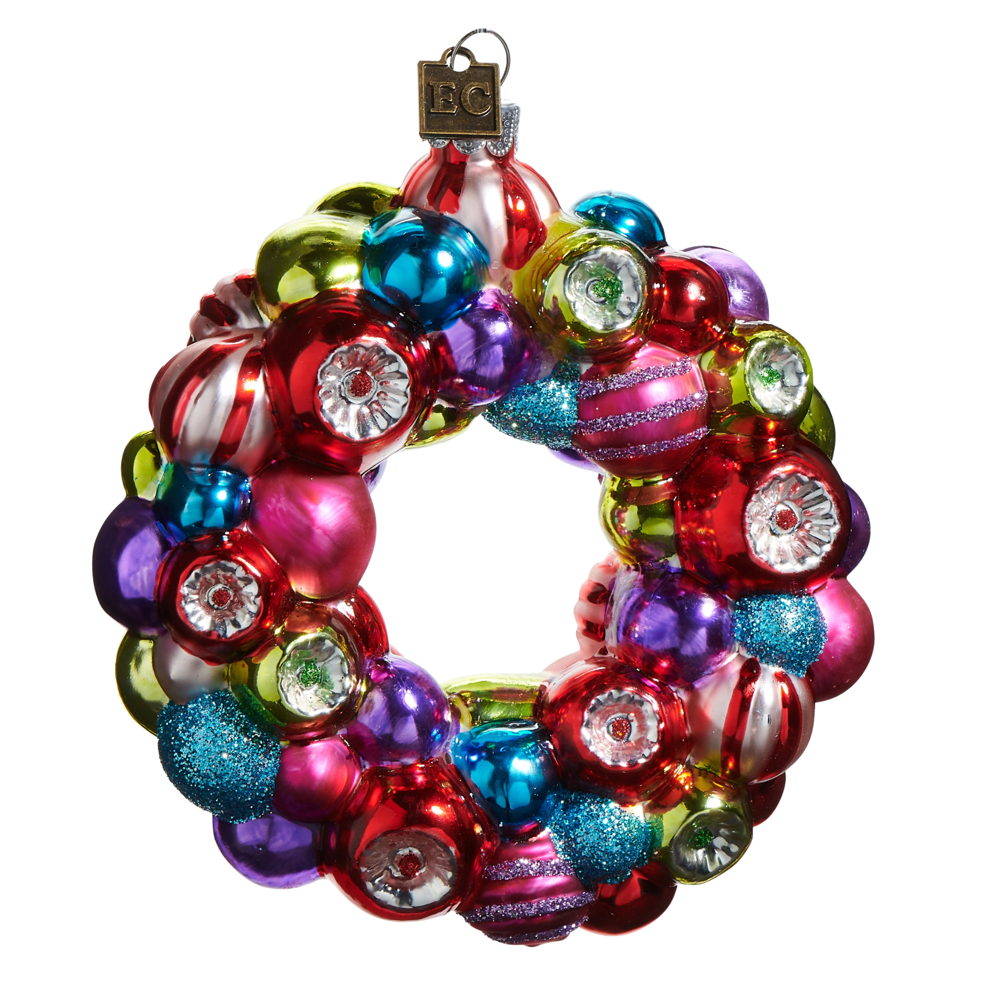 Reflector Wreath Ornament-Fairley Fancy