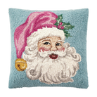 Retro Pink Santa Pillow-Fairley Fancy