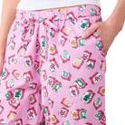 Ruffle Cropped Pants in Lucky Tiles-Fairley Fancy
