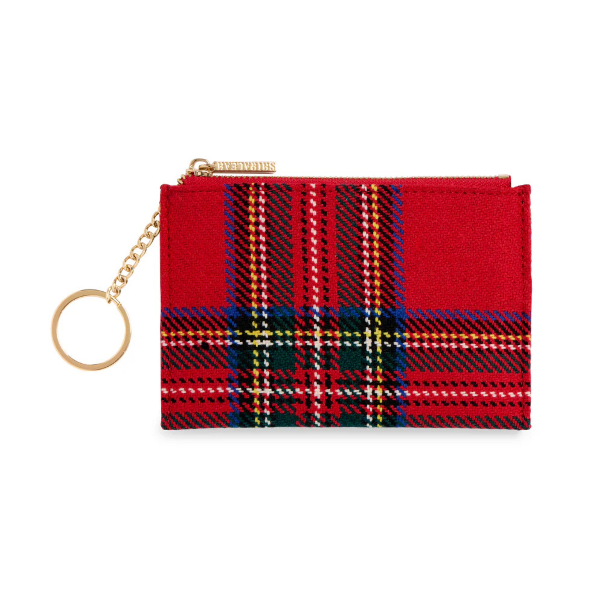 Scottie Card Case in Red-Fairley Fancy