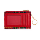 Scottie Card Case in Red-Fairley Fancy