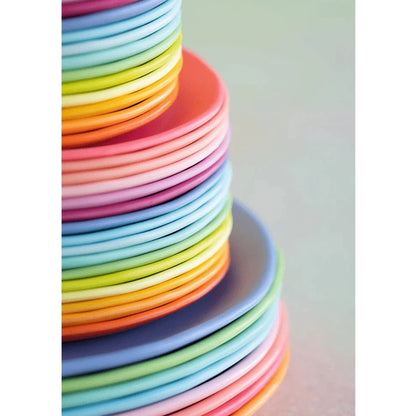 Melamine Rainbow Salad Plate, 16 Color Options - FAIRLEY FANCY