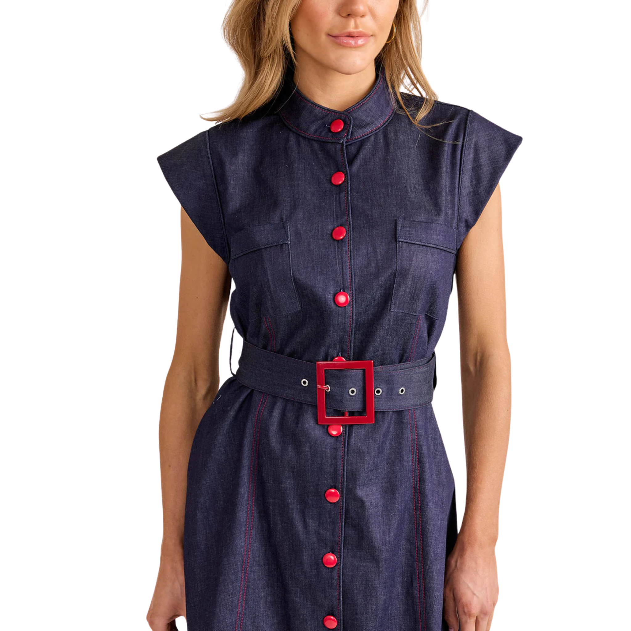 Suzie Dress in Ink Blue-Fairley Fancy