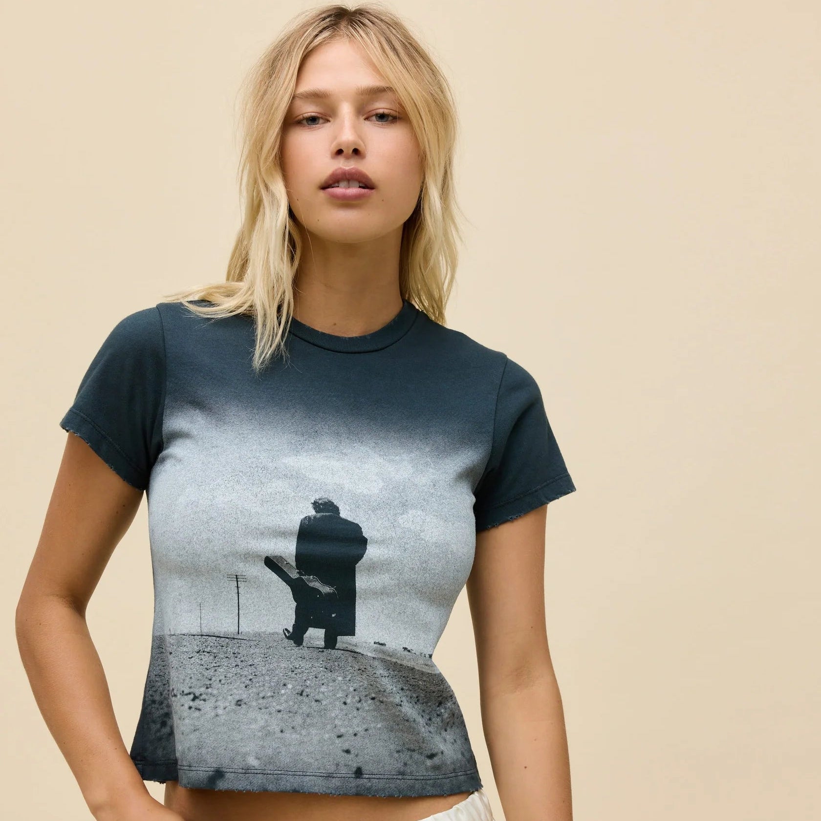 Johnny Cash Silhouette Vintage Tee