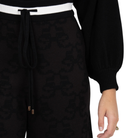 Teddy Crop Trouser in Bow Lattice-Fairley Fancy