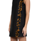 Tory Dress in Midnight Lady Leopard-Fairley Fancy