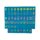 Totally Teal OG Mahjong Tiles Set-Fairley Fancy2