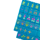 Totally Teal OG Mahjong Tiles Set-Fairley Fancy4