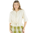 Travel Jacket in Cloud-Fairley Fancy