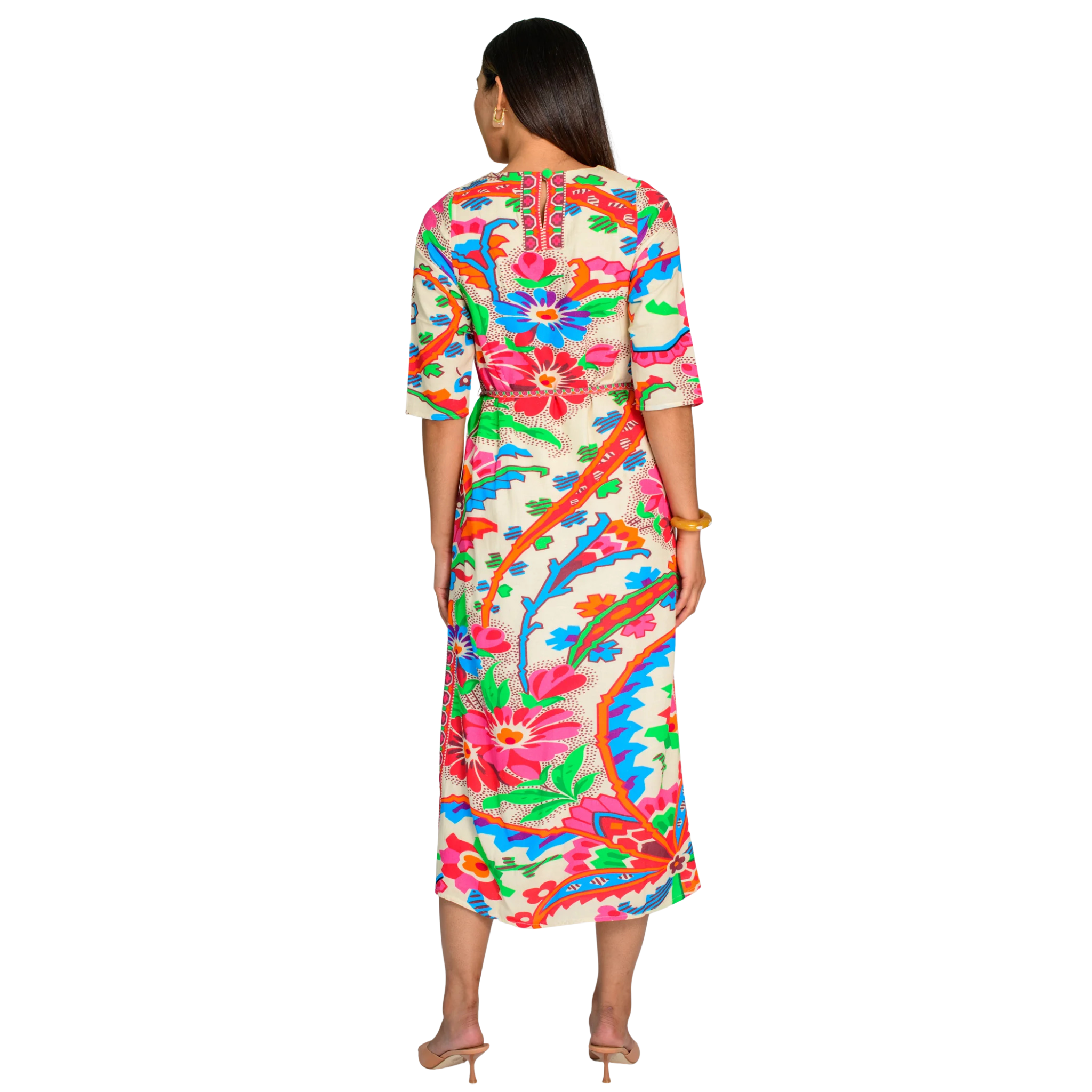 Tyra Dress in Scroll With It-Fairley Fancy