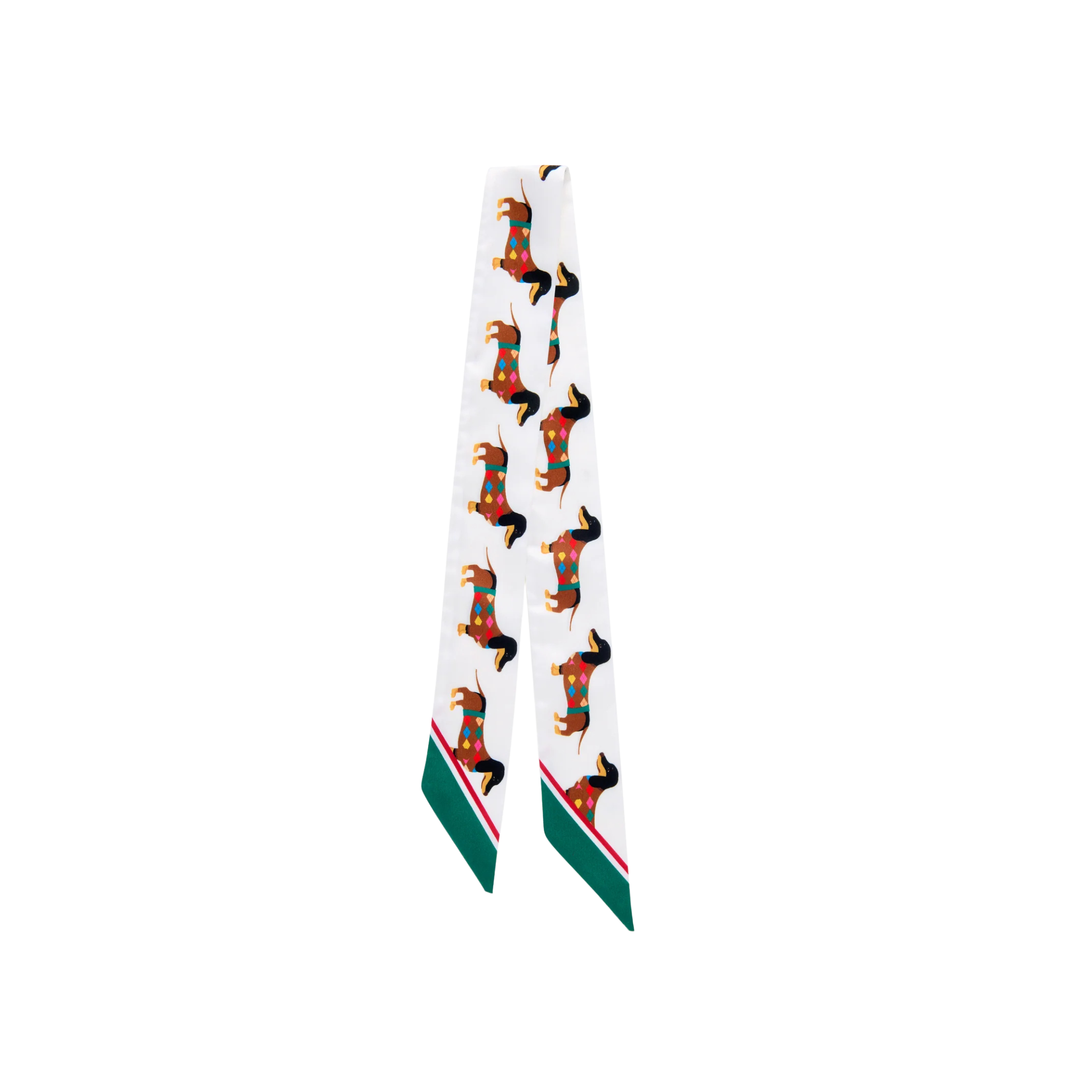 Doggies Twilly Scarf in Ivory