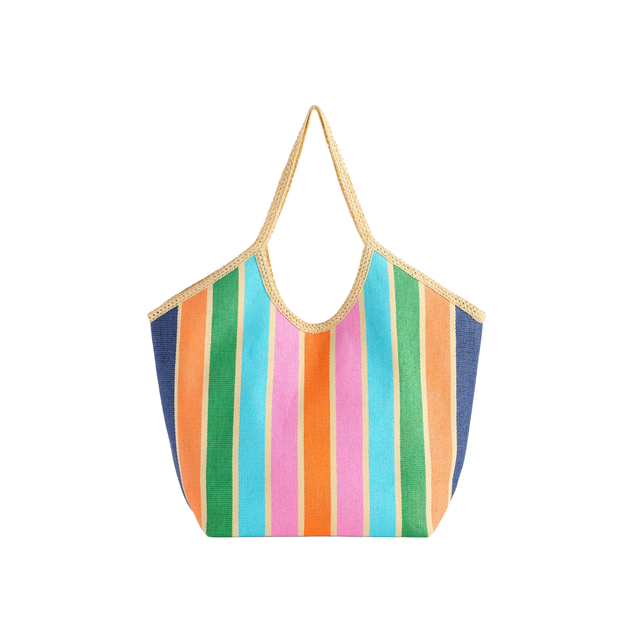 Capri Tote in Multi Back View 