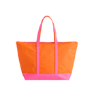 Port Water Resistant Tote in Orange Front View 