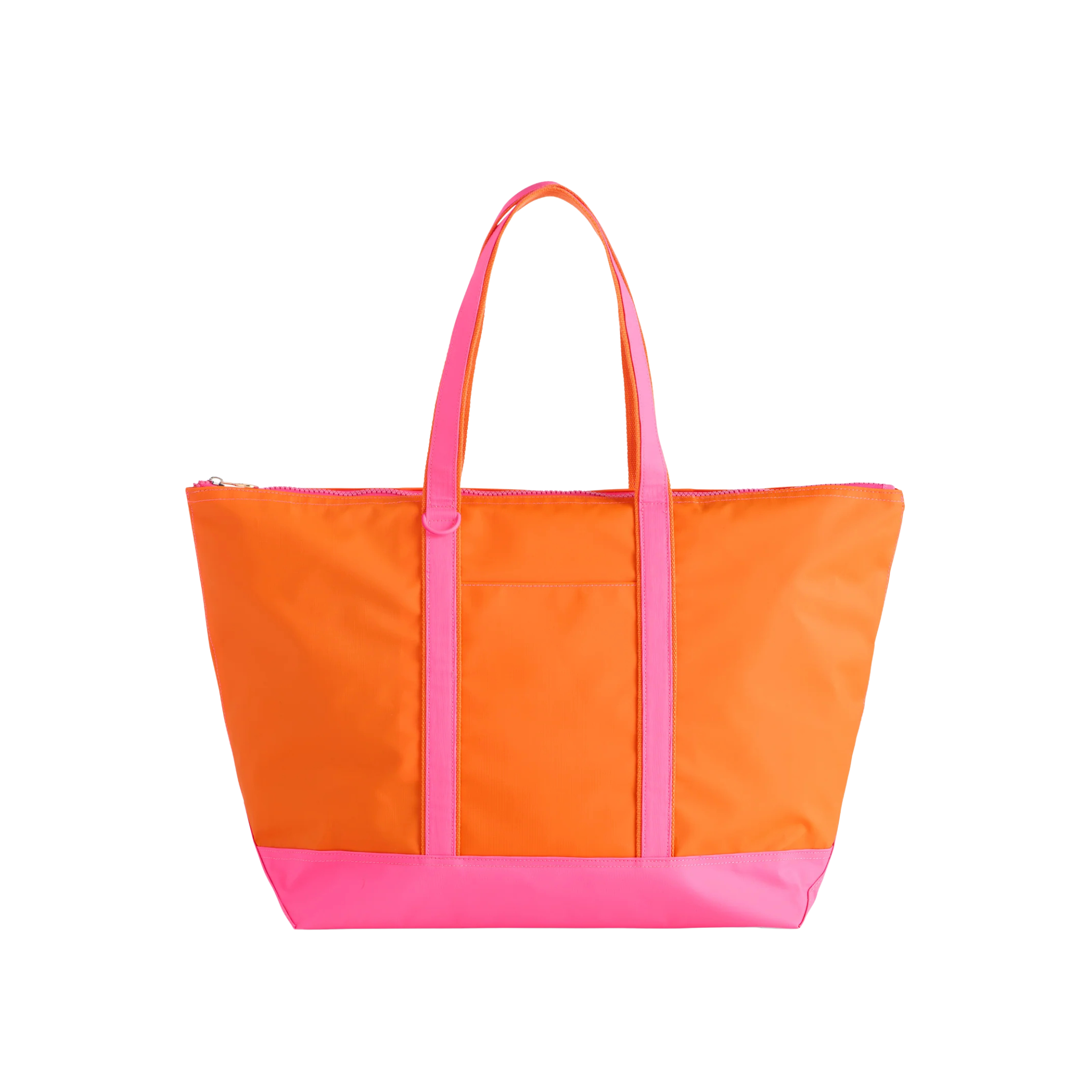 Port Water Resistant Tote in Orange Front View 