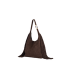 Shiraleah Janis Hobo in Chocolate Front Side View 