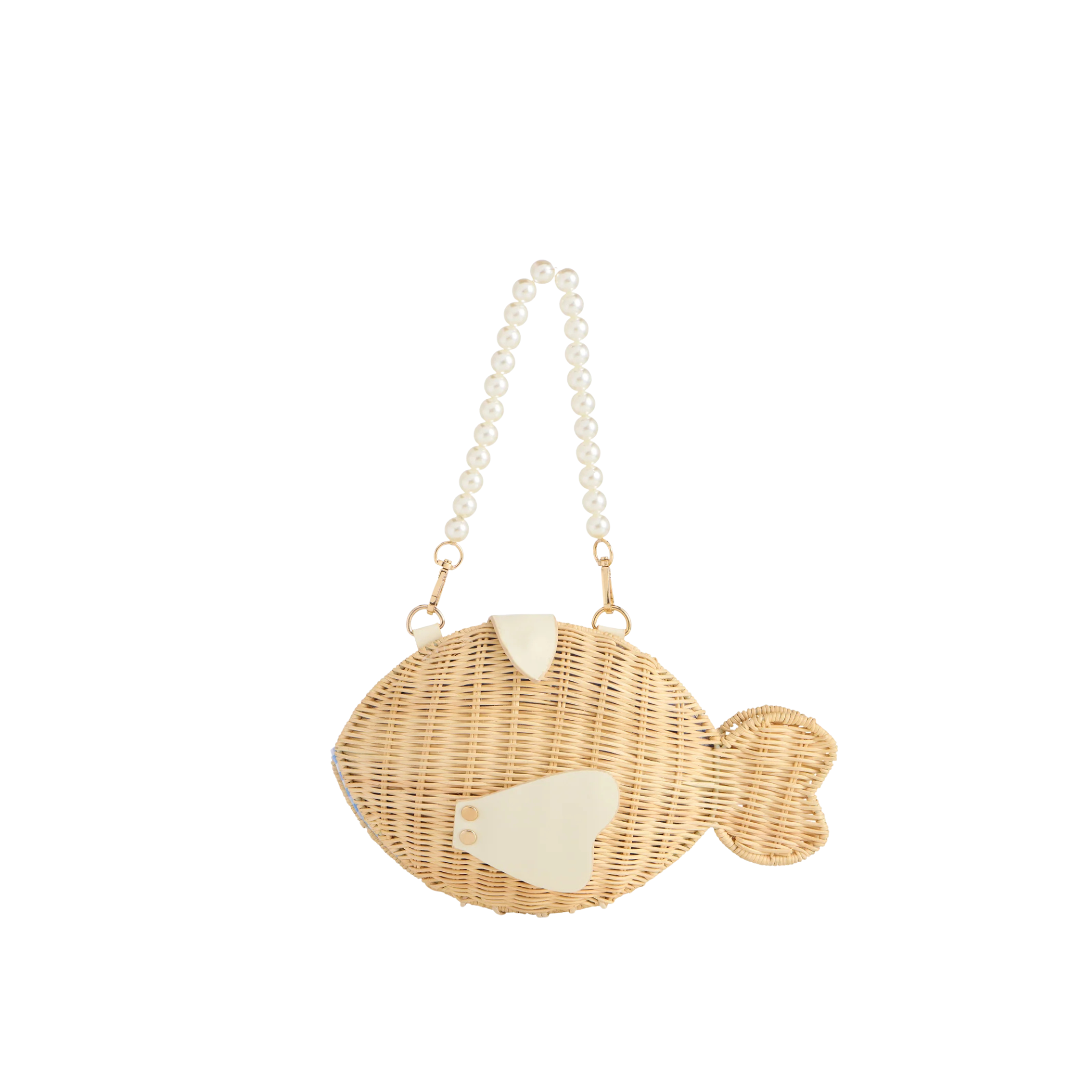 Marina Fish Bag in Natural Front View 