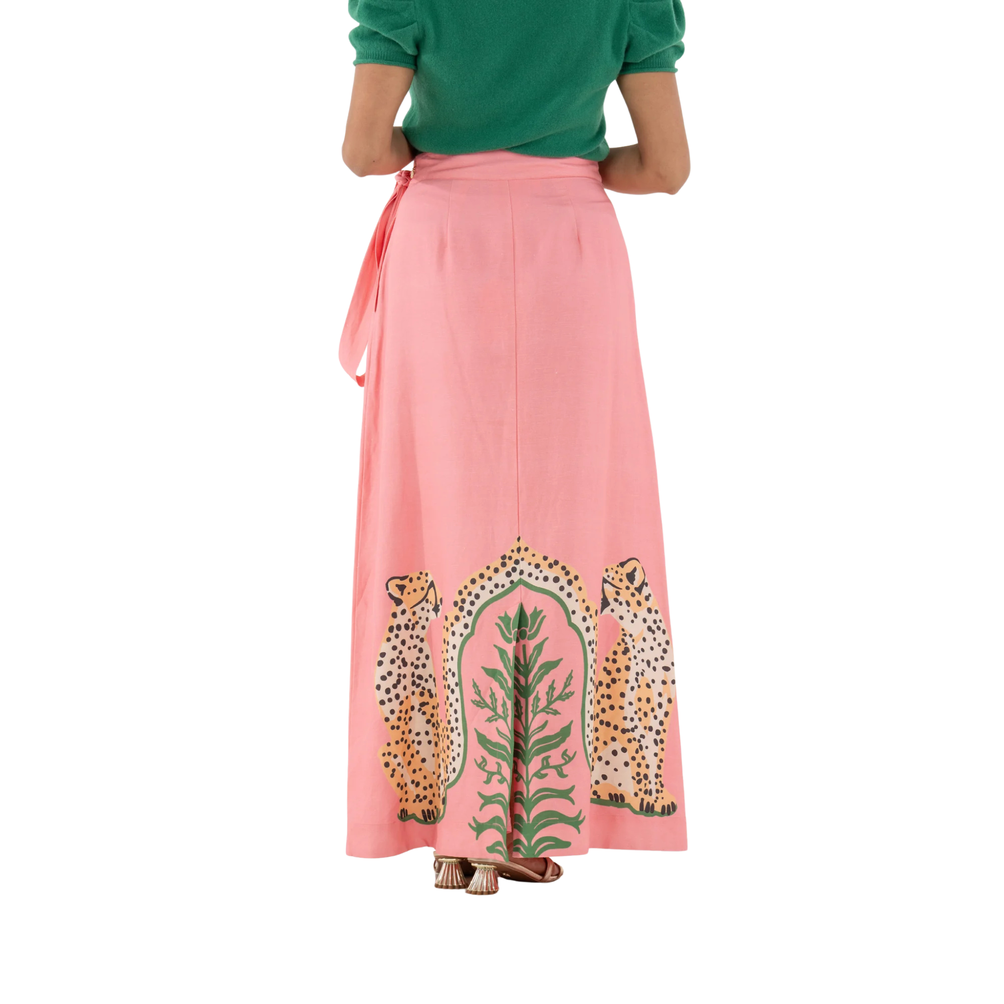 Audrey Skirt in Cabana Cat Back View 