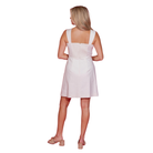 Bobbi Dress in Pearl Back View with Model 