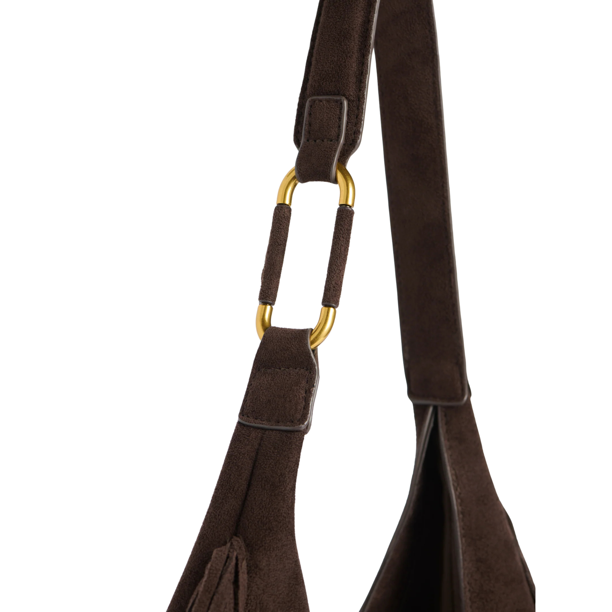 Shiraleah Janis Hobo in Chocolate Gold Hardware View 