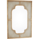 Charlotte Aged Grey & Gold Mirror - FAirley Fancy