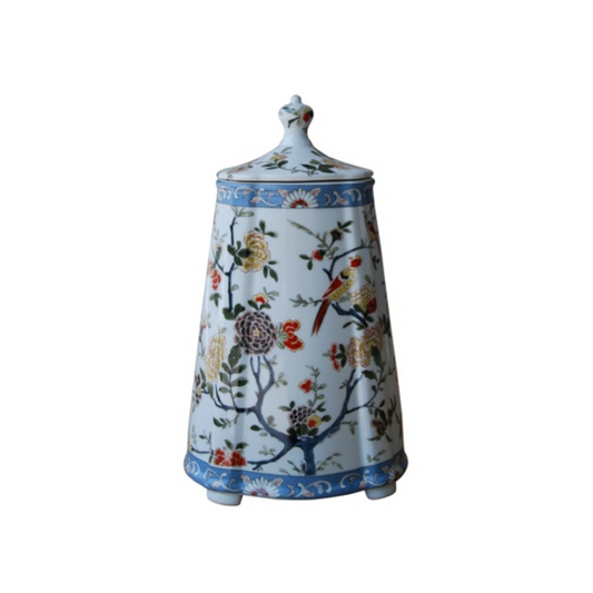 Porcelain Tea Caddy Jar - Fairley Fancy