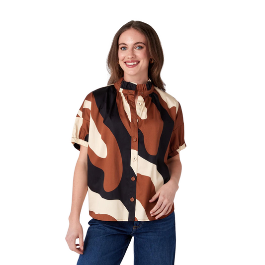 Britt Top in Topography - Fairley Fancy