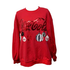 Red Coca-Cola Ornament Sweatshirt - Fairley Fancy