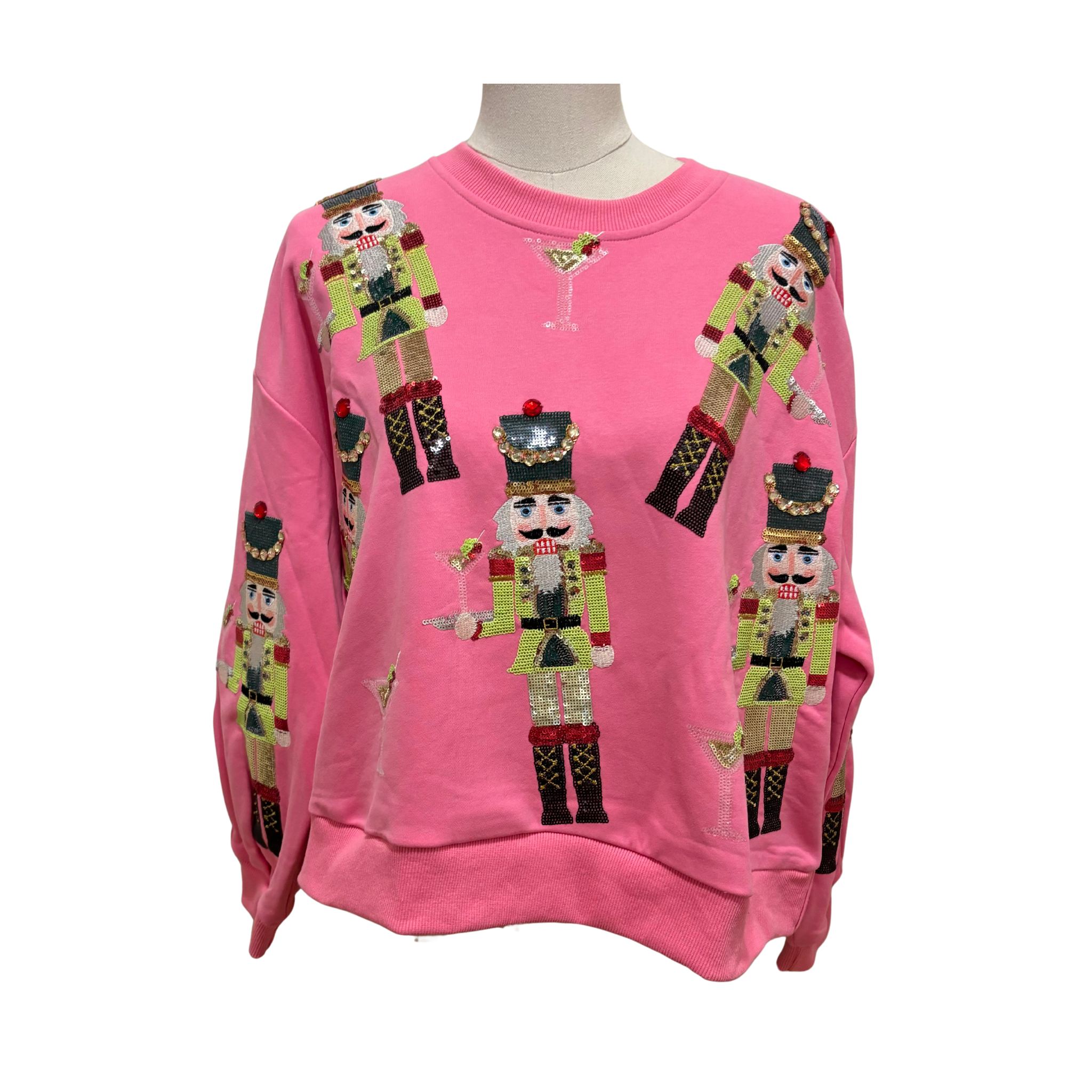 Pink Martini Nutcrackers Sweatshirt - Fairley Fancy