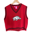 Licensed Arkansas Small Mascot Sweater Vest - Fairley Fancy