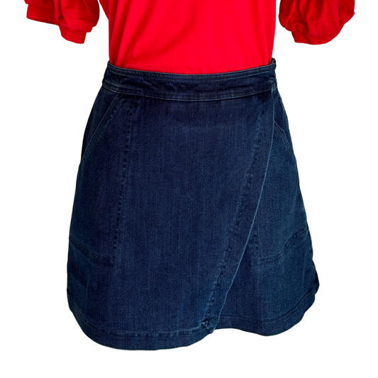 Denim Mini Skirt - Fairleyy Fancy