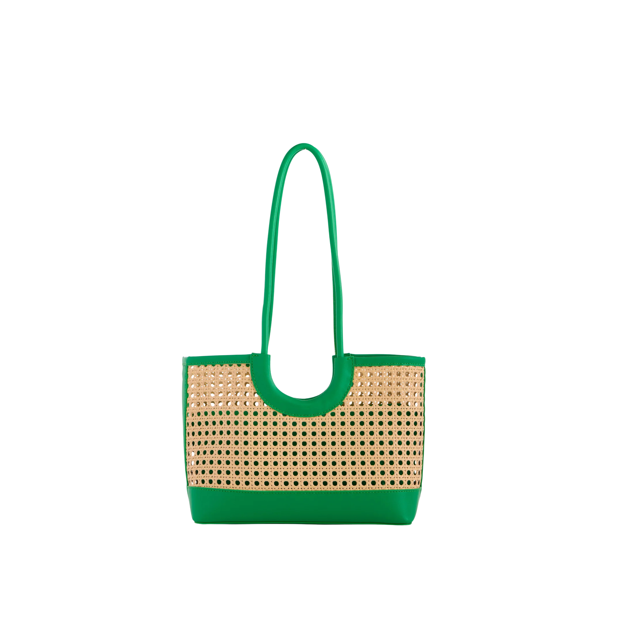 Lyra Mini Tote in Green Front View 