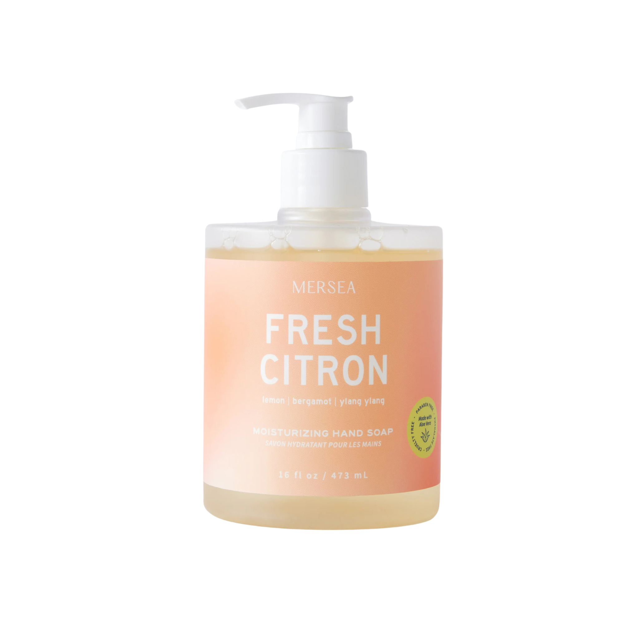 Hand Soap in Fresh Citron Front View 