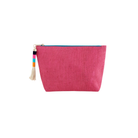 Cutie Zip Pouch in Pink Front View 
