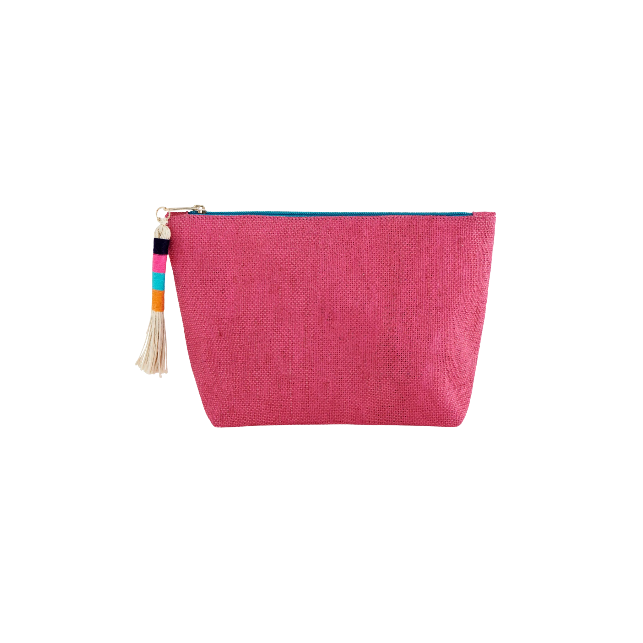Cutie Zip Pouch in Pink Front View 