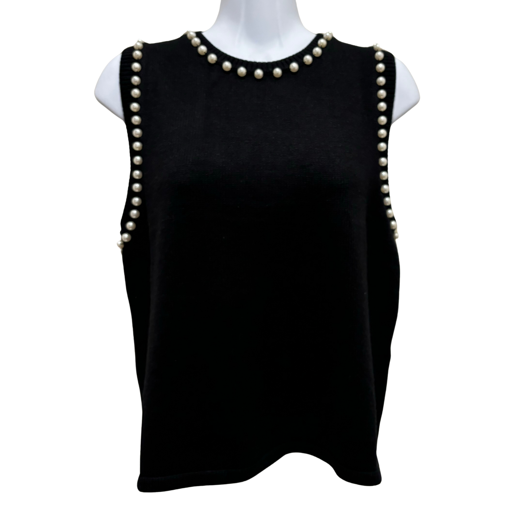 Sleeveless Top in Black - Fairley Fancy