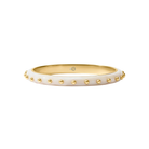Colette Bangle in Alabaster Front View 
