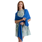 Traveler Wrap in Lake Blue Front Model View 