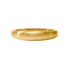 Catalina Demi Hinge Bangle in Gold Front View 