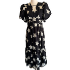 Midi Dress in Black - Fairley Fancy