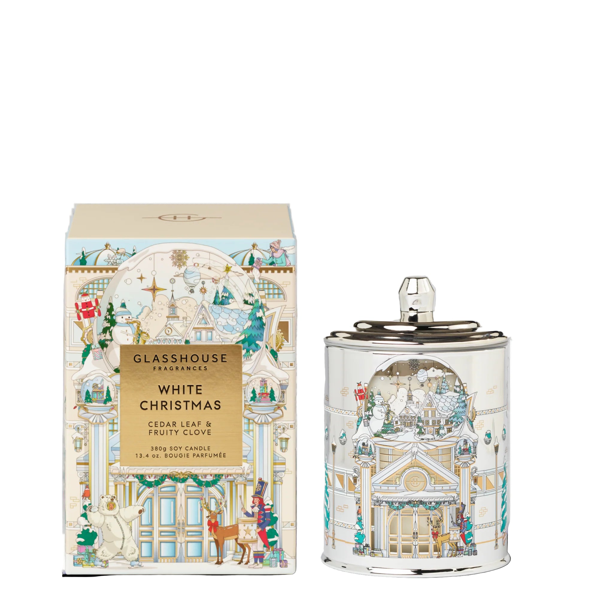 White Christmas Candle-Fairley Fancy