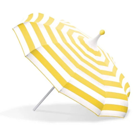 Large Umbrella in Yellow Stripe - FAIRLEY FANCY