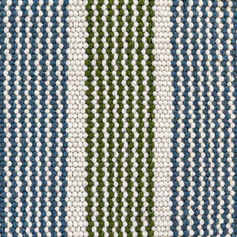 Abbott Flatweave Rug in Green and Blue - Fairley Fancy 