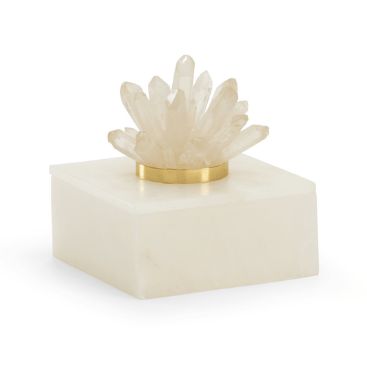 Alabaster And Crystal Box - Fairley Fancy 