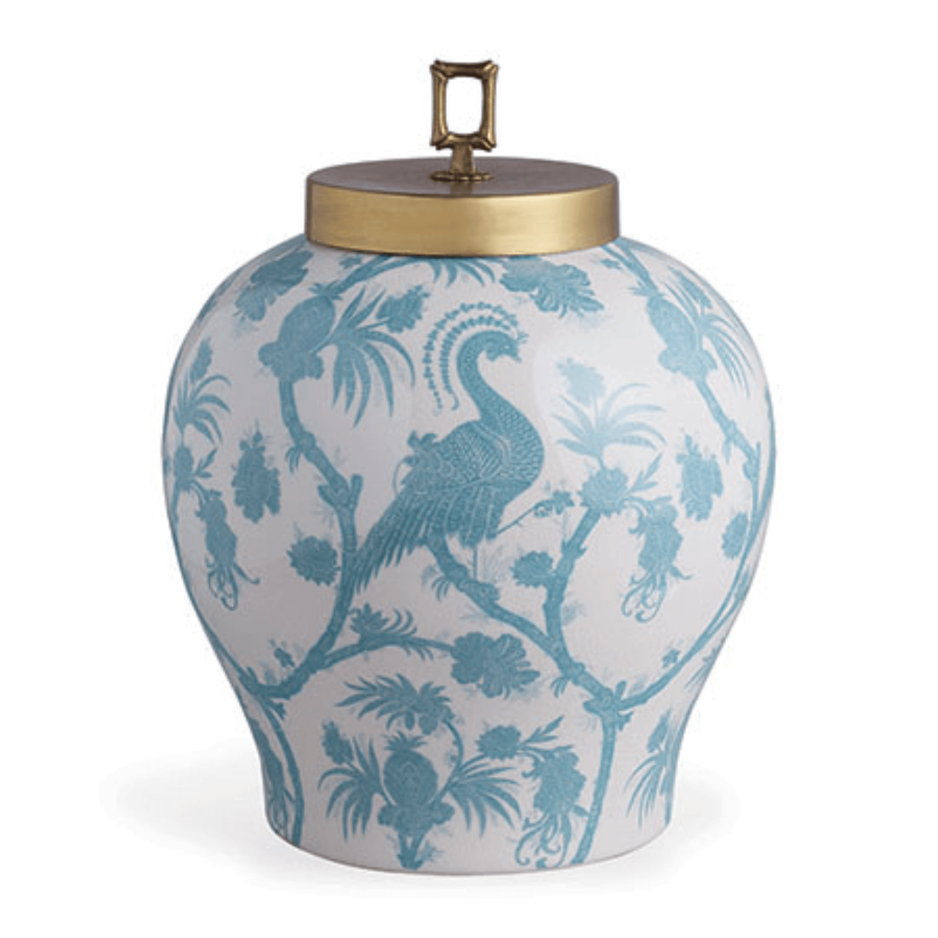 Balinese Peacock Jar