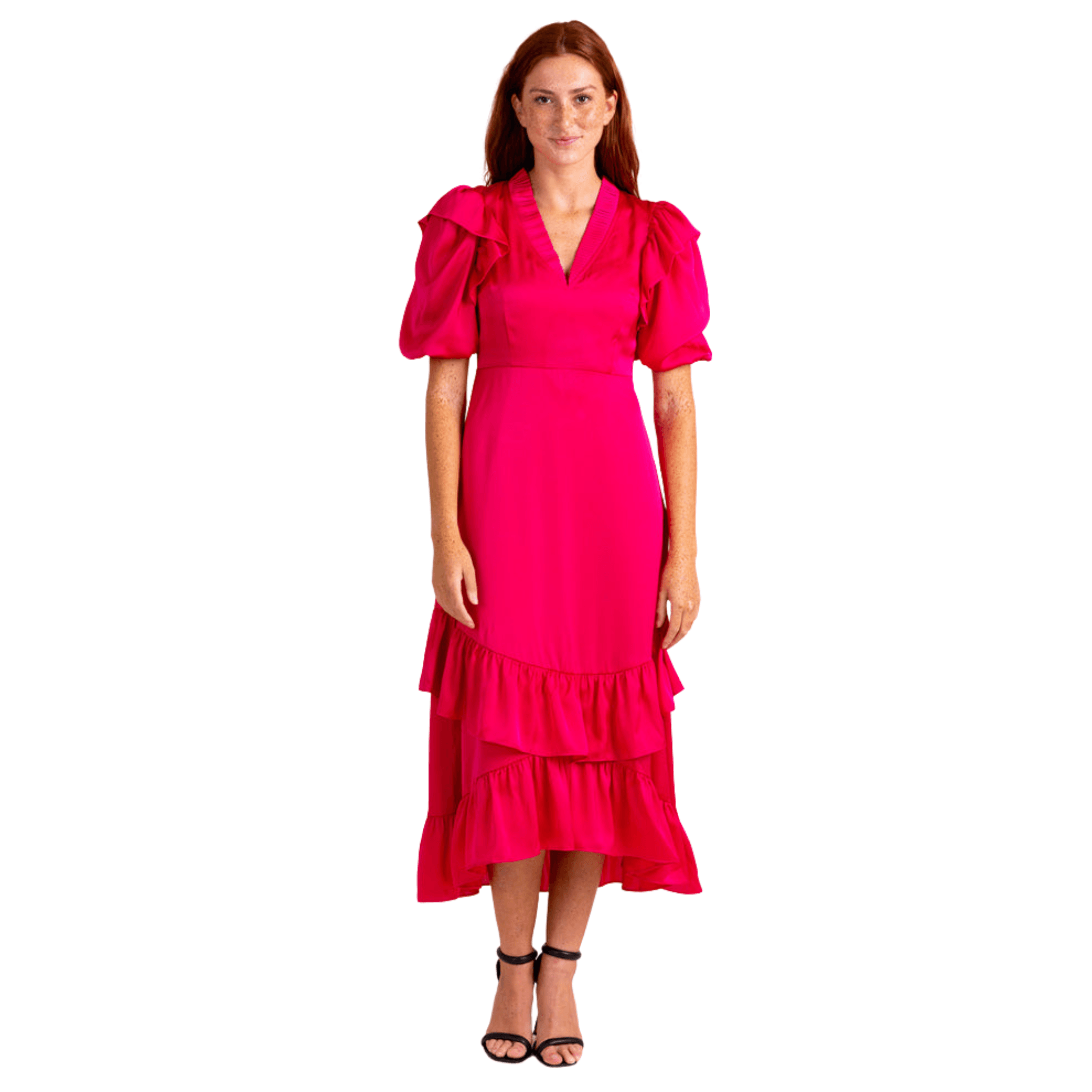 Bianca Dress in Pink - Fairley Fancy 