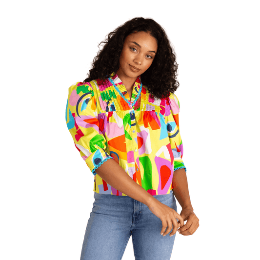 Blake Top in Multi - Fairley Fancy 