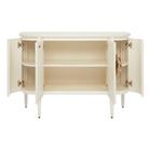 Briallen White Demi-Lune Cabinet - Fairley Fancy 