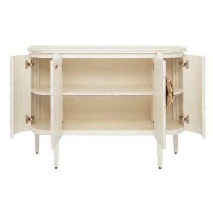 Briallen White Demi-Lune Cabinet - Fairley Fancy 