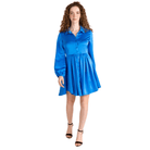 Calista Dress in Cobalt - Fairley Fancy 