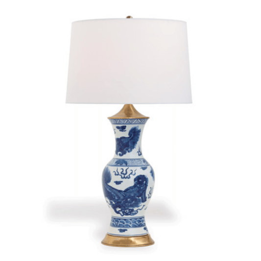 Chow Blue Lamp - Fairley Fancy 